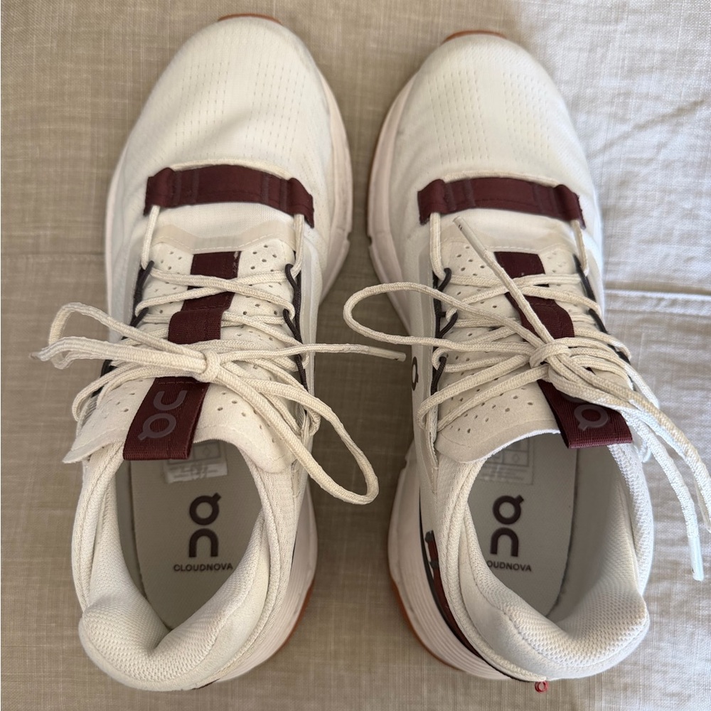 On Running Cloudnova White Sneakers
